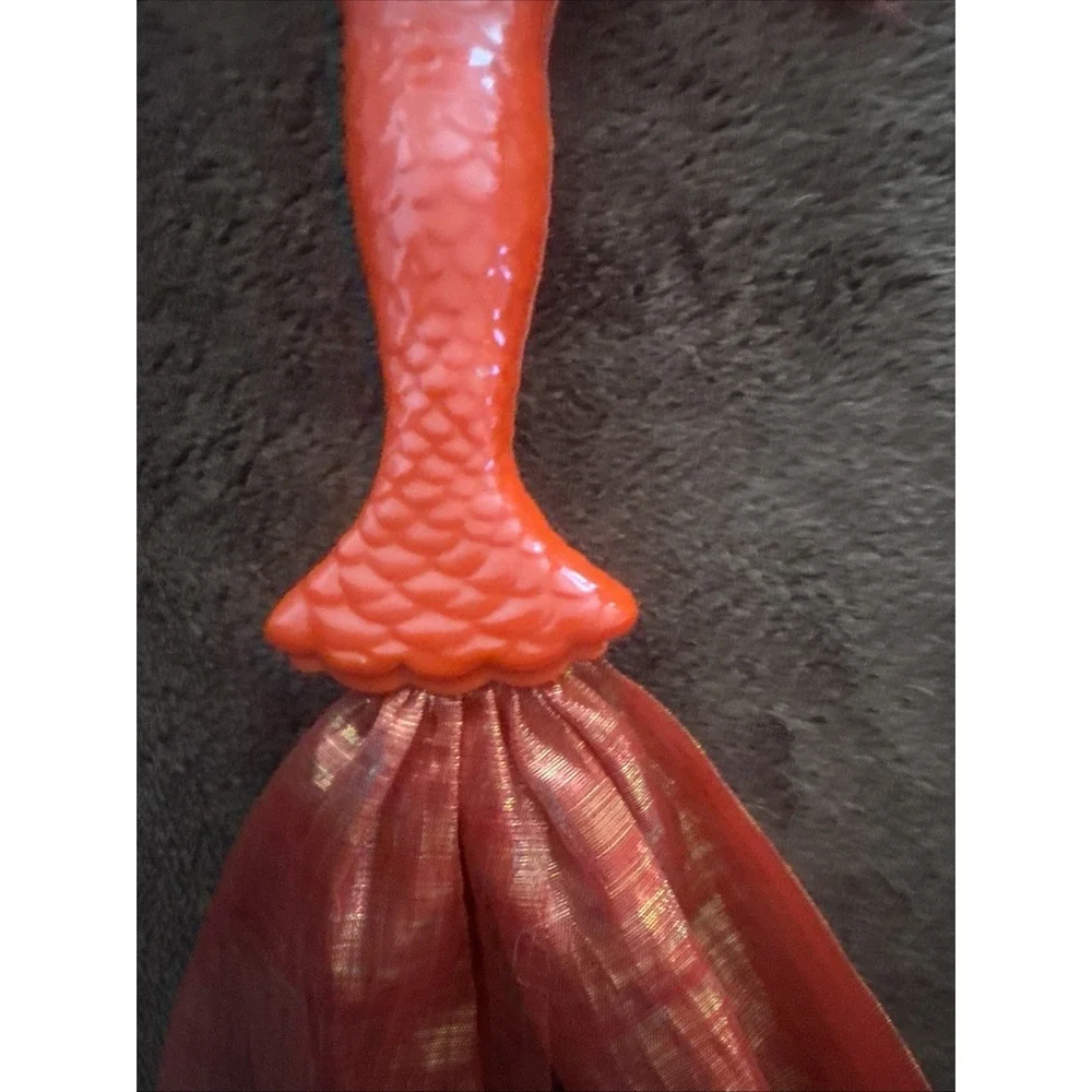 Barbie 2011 Color Reveal Mermaid Tattooed Red Hearts 12in doll 5in tail Mattel